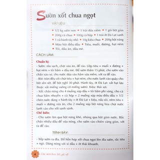 Sách Các Món Heo, Bò, Gà, Vịt (Tái Bản)