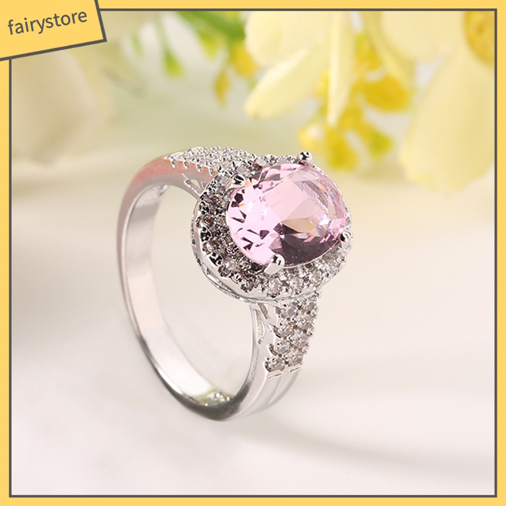 Nhẫn Đính Đá Phong Cách Sang Trọng Thanh Lịch Dành Cho Nữ