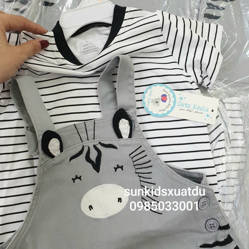 Set yếm ngựa xám kẻ đen
