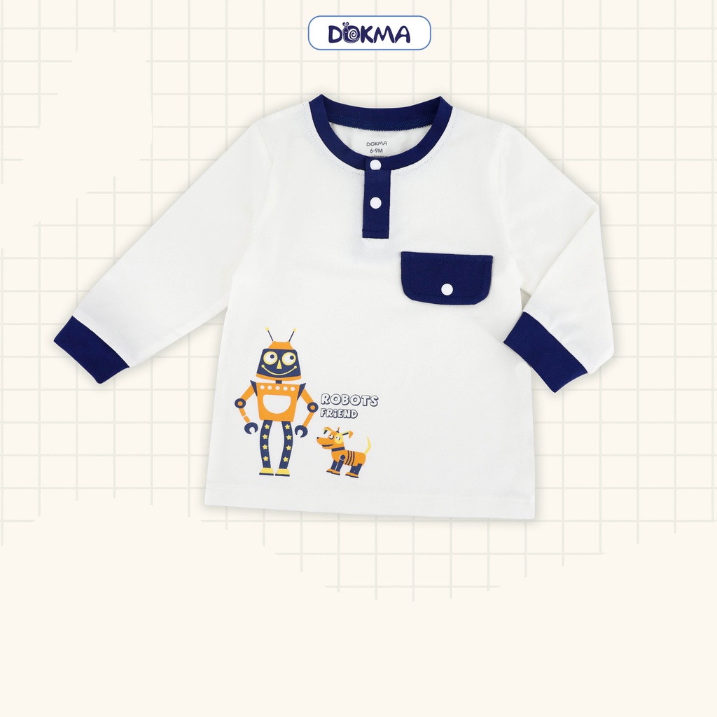 DA1086 Áo bổ trụ dài tay Dokma BT