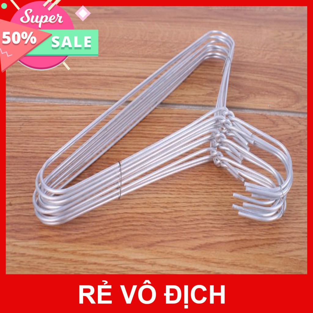 [Hot]-Sét 9 Chiếc Móc Phơi Bằng Nhôm, Móc Treo Quần Áo Người Lớn