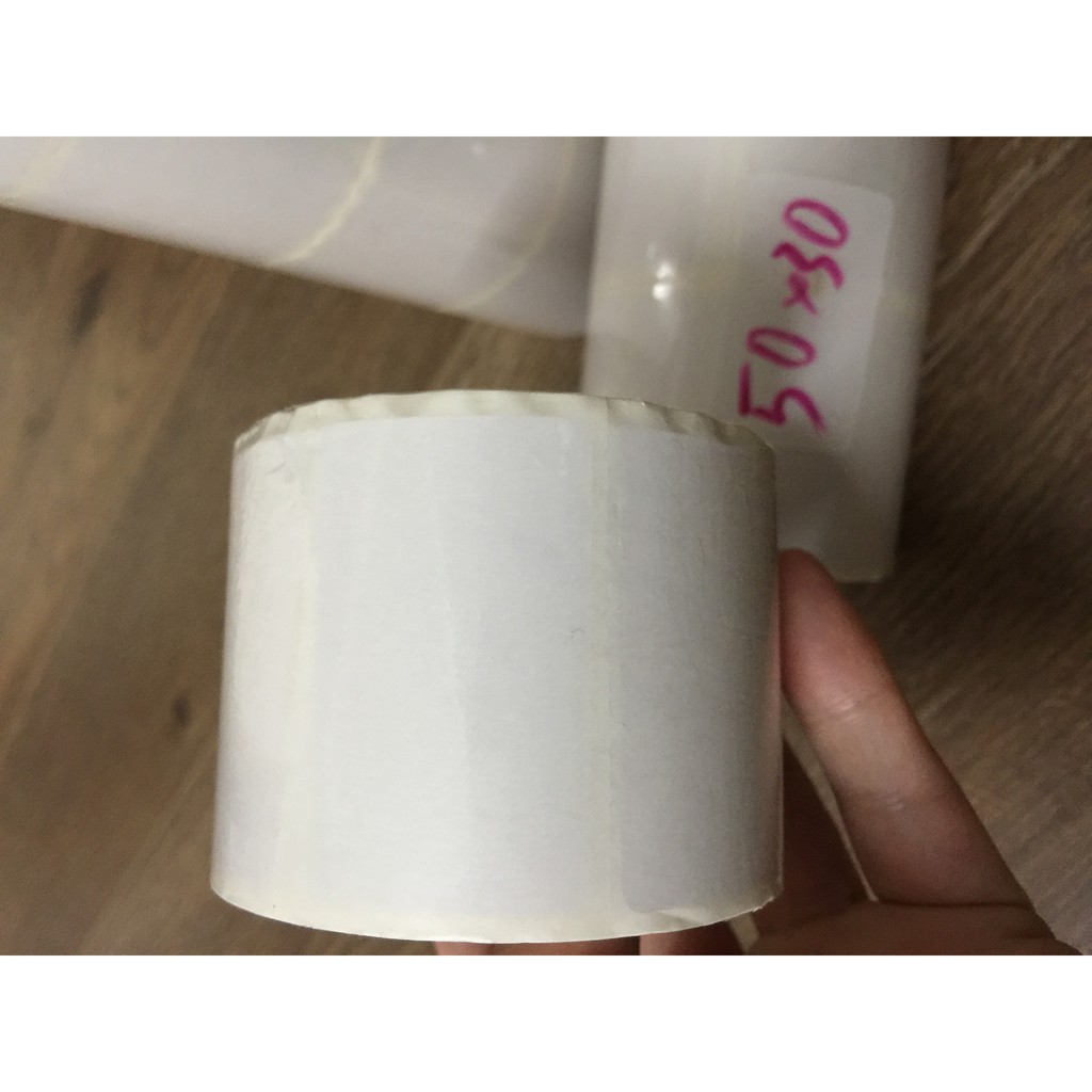 Giấy in tem trà sữa decal 50 x30