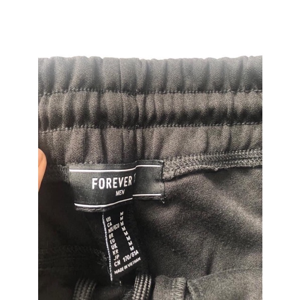 Quần Dài Nam Forever 21 Men Pants 'Black/White'