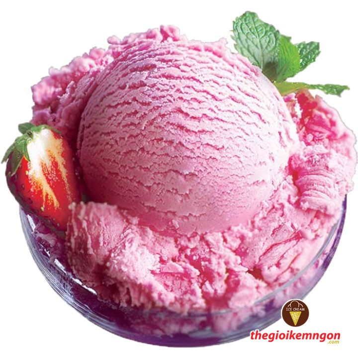 Kem ký dâu tây Thái Lan Strawberry Ice Cream 3kg