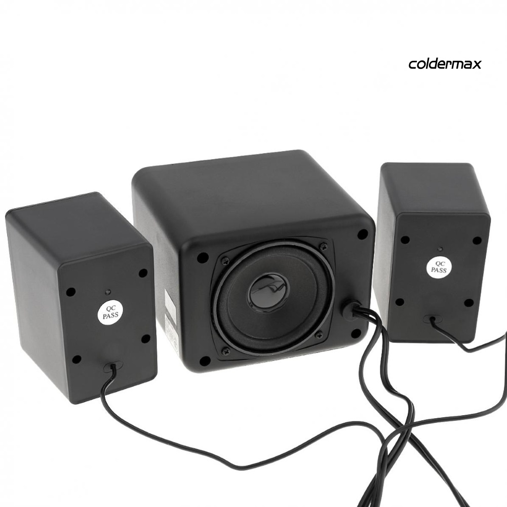 Loa Subwoofer Usb 2.1 Với Giắc Cắm 3.5mm Dành Cho Điện Thoại / Máy Tính