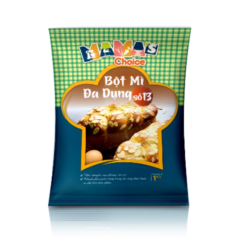 Bột mì đa dụng số 13 Mama Choice 1kg