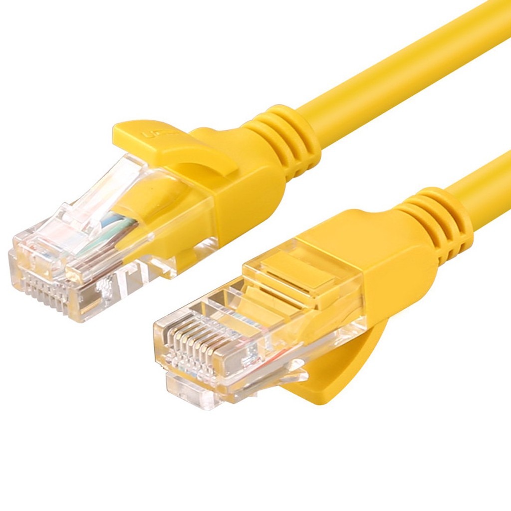 Dây Mạng CAT5E ĐÚC Sẵn 8 Lõi Dài 2M - Vàng