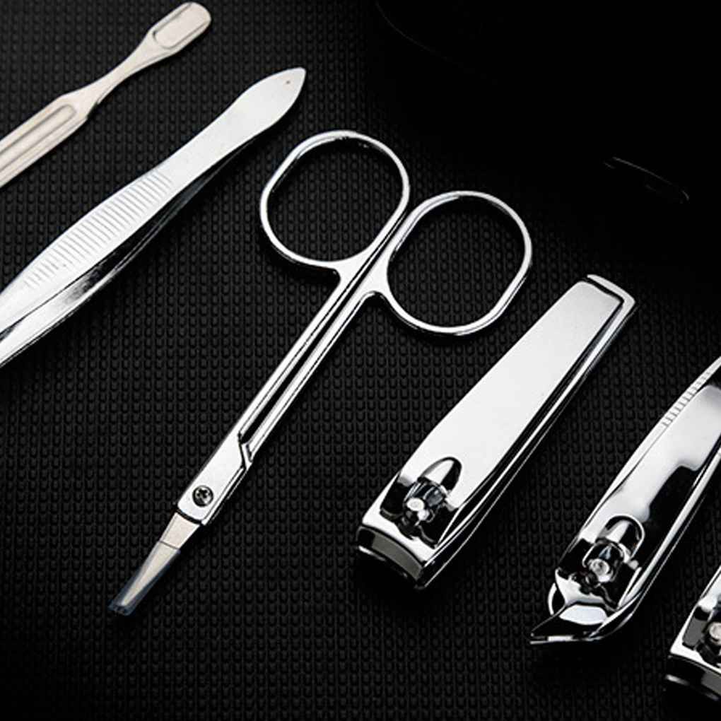 [Hàng mới về] Bộ 10 Dụng Cụ Chăm Sóc Móng Tay Bằng Thép Không Gỉ Chất Lượng Cao