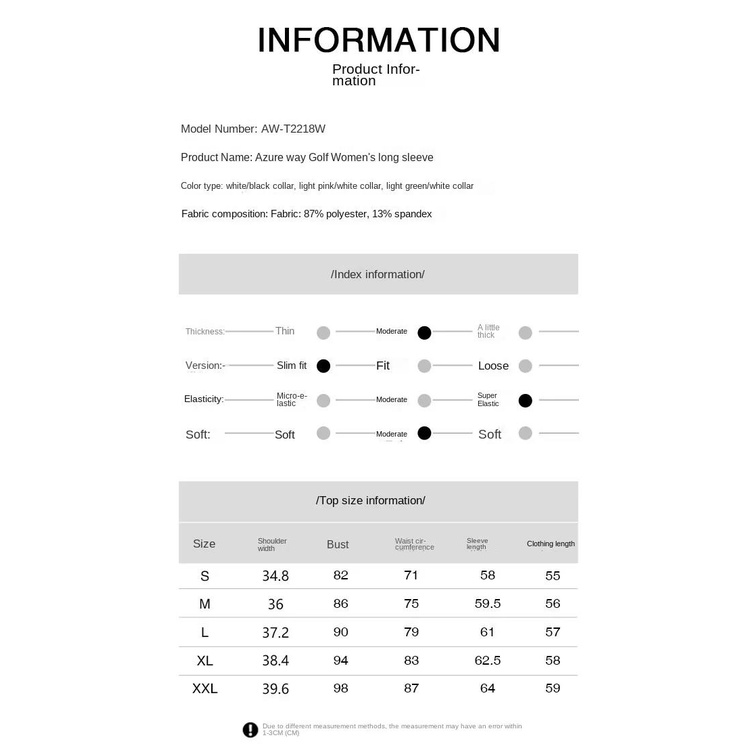 Áo Thun Thể Thao Đánh Golf Dài Tay Cổ V Nhanh Khô Thời Trang Mùa Thu Dành Cho Nữ IWH0