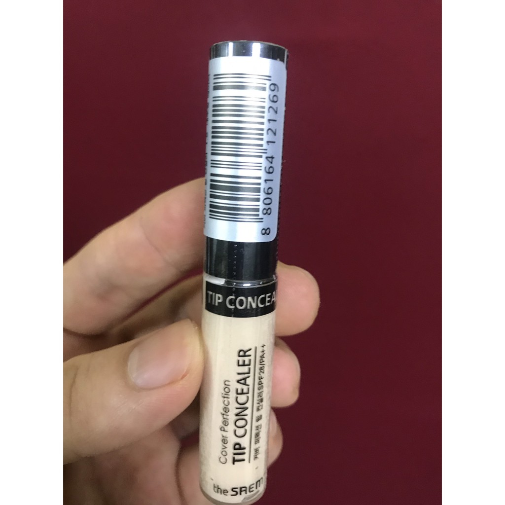 [SALE] [CAM KẾT 100% CHÍNH HÃNG] Kem che khuyết điểm The Saem Cover Perfection Tip Concealer Hàn Quốc 6.5g | BigBuy360 - bigbuy360.vn