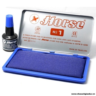 Hộp dấu kim loại horse no.1/ no.2/ no.3 chính hãng