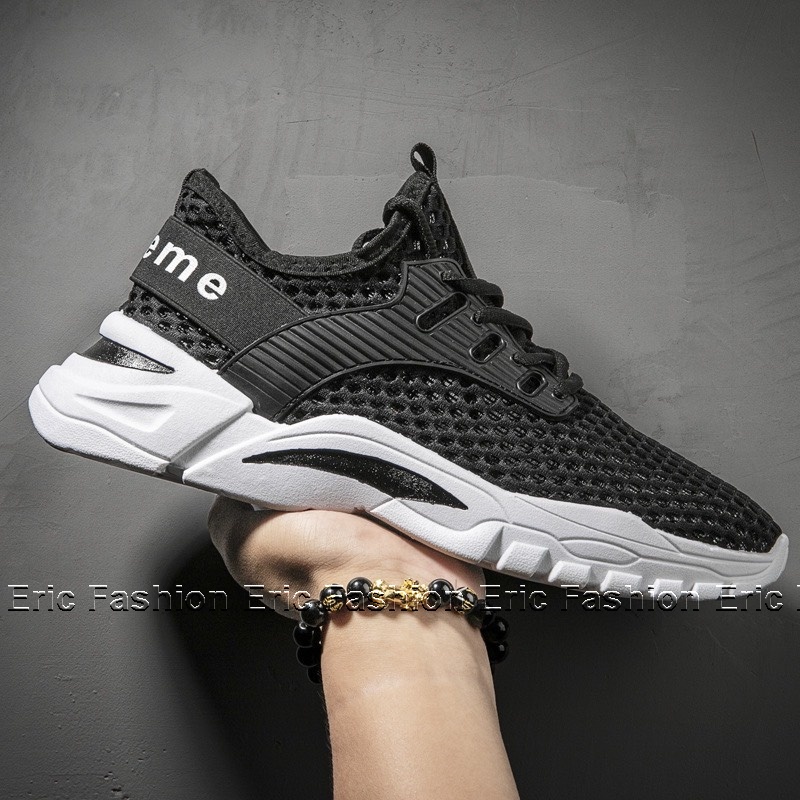 Giày thể thao nam năng động G999 giày sneaker nam đế cao su 3 vạch Eric Fashion - Hàng mới về