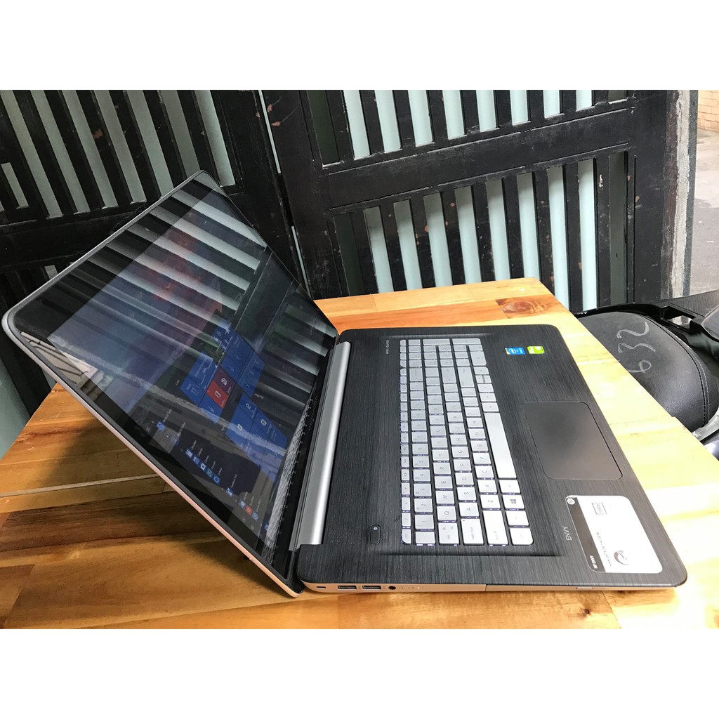 Laptop cũ HP Envy 17, i7 6500u, 16G, 256G, vga 2G, 17.3in, FHD, touch
