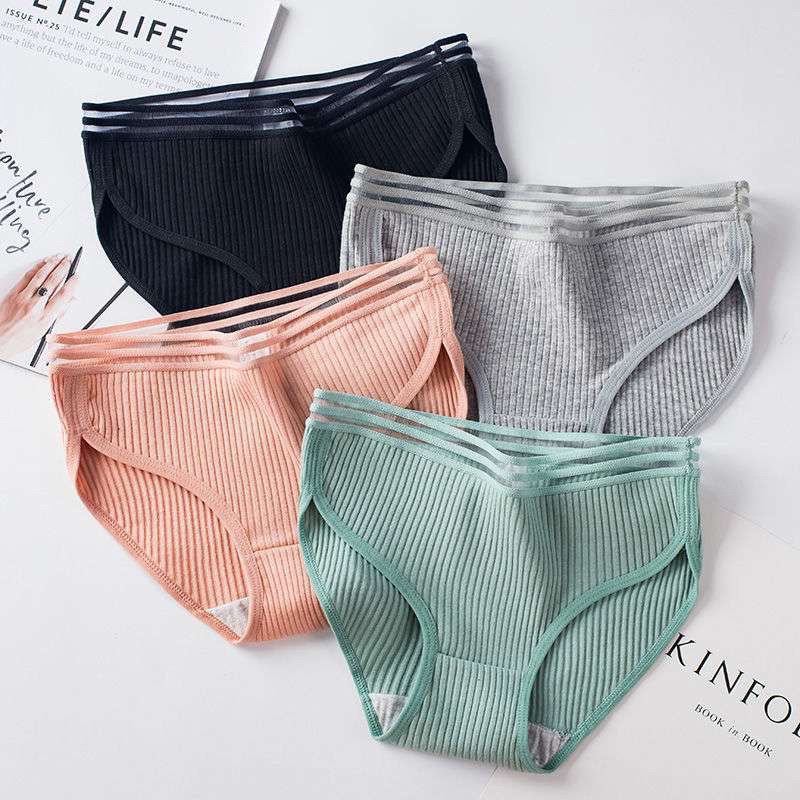 Quần Lót Cotton Tăm Viền Lượn Kháng Khuẩn Xuất Nhật Cao Cấp TOPBRA | BigBuy360 - bigbuy360.vn