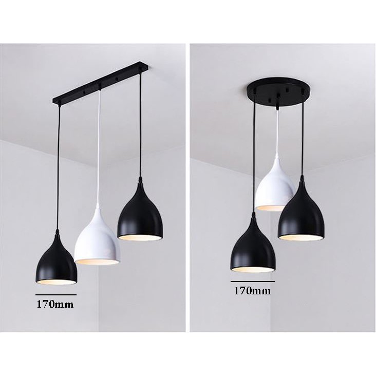 Bộ đèn thả MONSKY WILCO phong cách hiện đại trang trí nhà cửa sang trọng D170 (mm) - kèm bóng LED chuyên dụng.