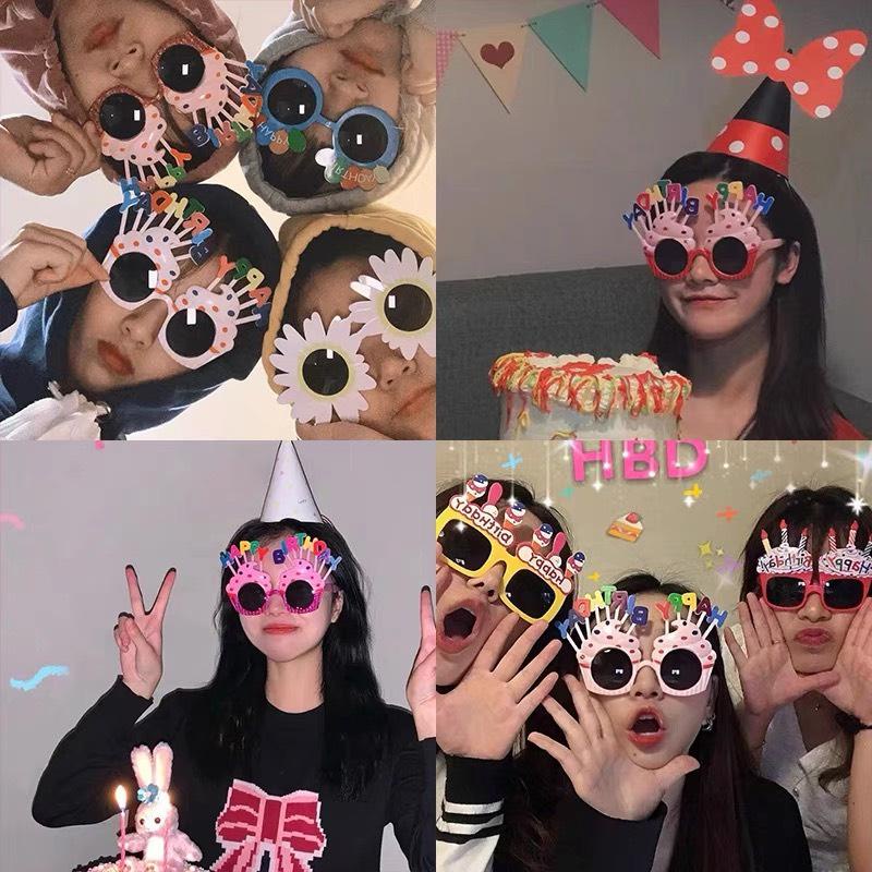 Mắt kính happy birthday vui nhộn cute cho sự kiện sinh nhật