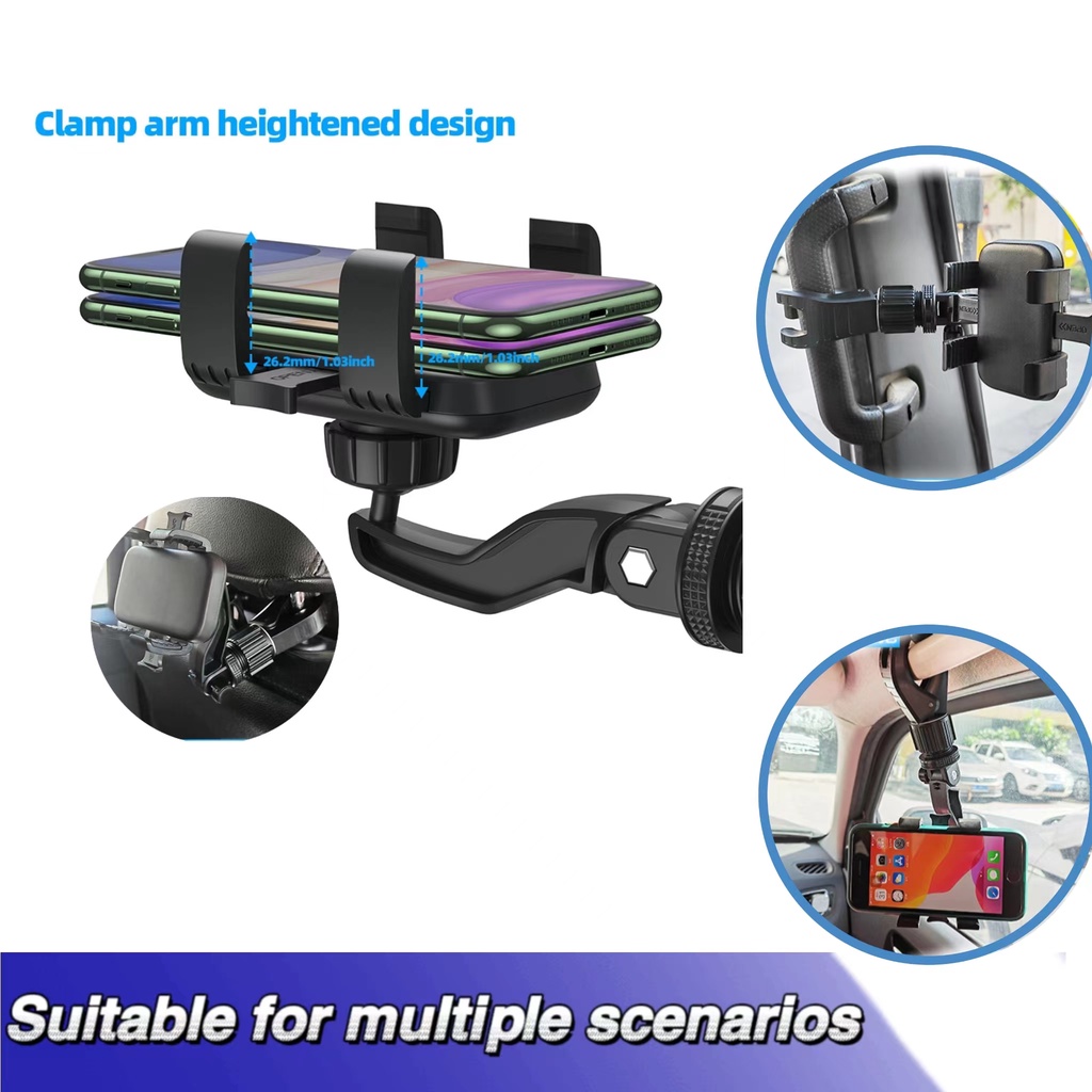 Giá Đỡ Điện Thoại Xoay 360 Độ Thông Dụng Cho Xe Hơi Honda City Jazz Civic Crv Xrv Camry Accord