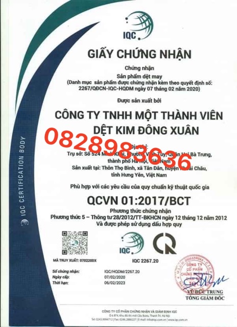 Khẩu trang dệt kim đông xuân kháng khuẩn