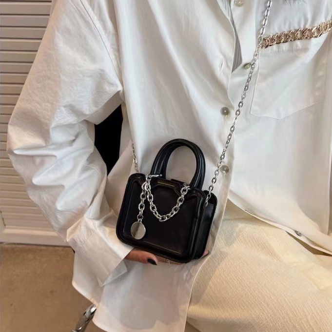 Túi hộp vuông dây xích túi xách đeo chéo mini thời trang túi đựng son