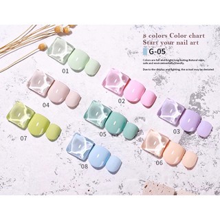 Nước sơn móng tay, sơn gel nail JINJU mã G05 pastel chai 15ml chính hãng chất lượng very good nail -ĐỒ NAIL VIỆT