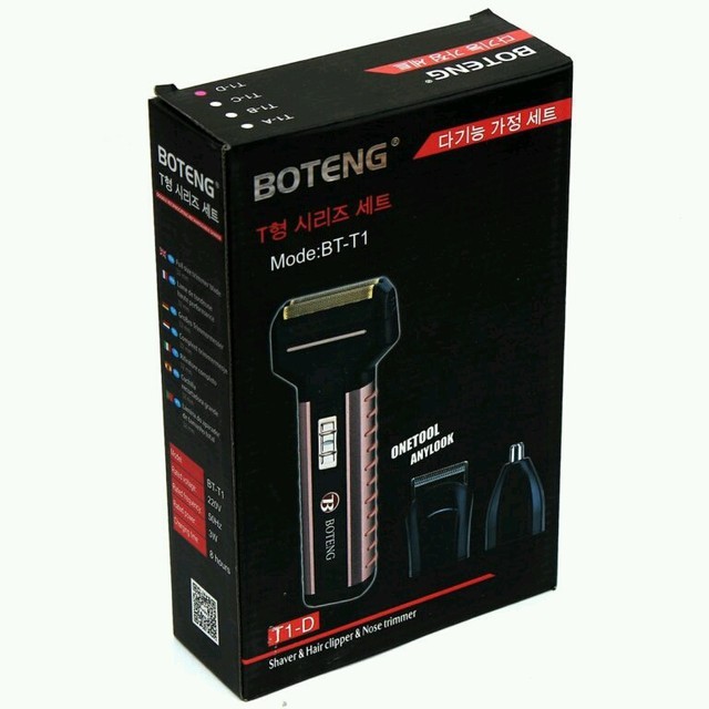 Tông đơ 3 Trong 1 cắt tóc kiêm máy cạo râu, tỉa lông mũi Boteng BT-T1