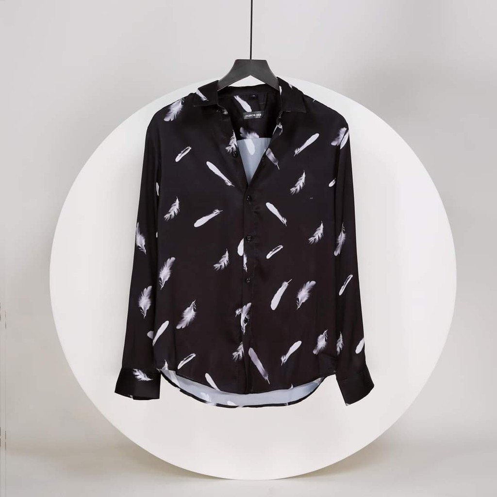 Áo sơ mi nam dài tay vải lụa cao cấp S50