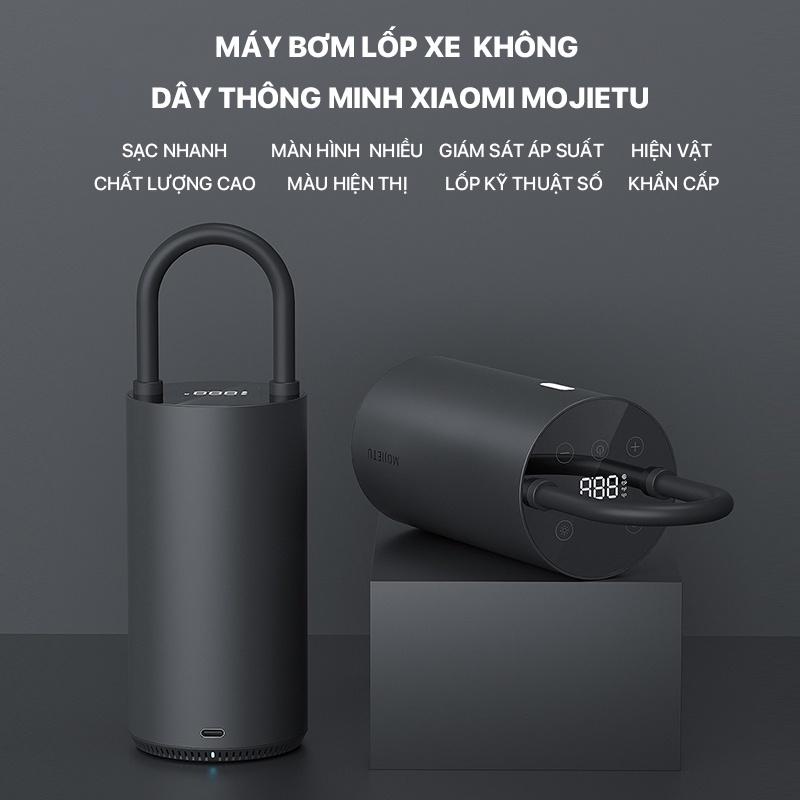 Bơm lốp ô tô Mojietu CQB01MC máy bơm sạc nhanh chính hãng cao cấp - Minh Tín Shop