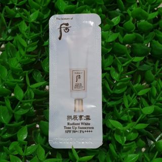Set 10 gói kem chống nắng Whoo trắng dưỡng trắng nâng tone