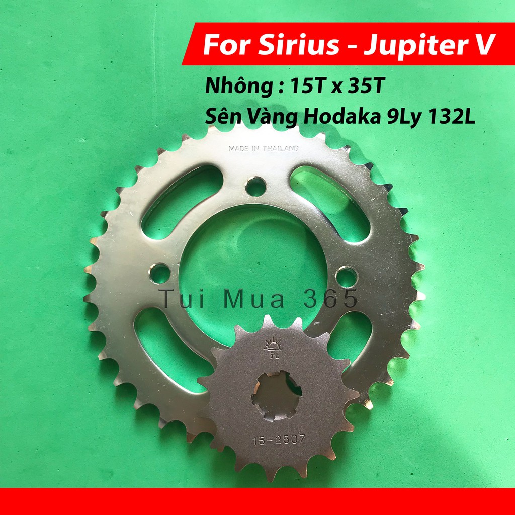 Nhông Dĩa Mặt Trời Sên Vàng Sirius, Jupiter V 15 x 35 ( Thái Lan )