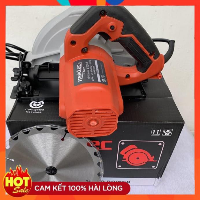[Hàng xịn]Máy Cưa Đĩa Maktec MT583 Máy Cưa Gỗ 1050W Tặng Kèm 1 Lưỡi Cưa Theo Máy