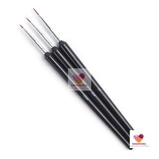 Bộ 3 cây cọ vẽ cán đen