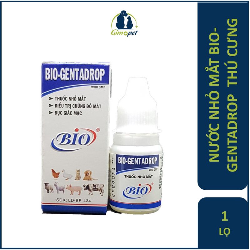 NƯỚC NHỎ MẮT BIO-GENTADROP CHO THÚ CƯNG