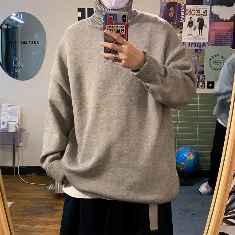 Áo thiết kế cổ lọ thời trang trẻ trung cho nam | BigBuy360 - bigbuy360.vn