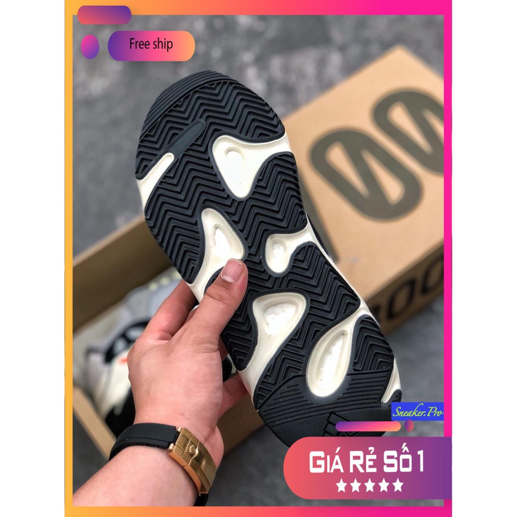 Giày thể thao YZ700 OG wave runner xám xanh cho nam nữ