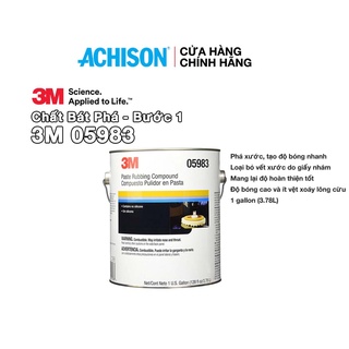 3m chính hãng xi đánh bóng bước 1 3m 05983 paste rubbing compound 3.78l