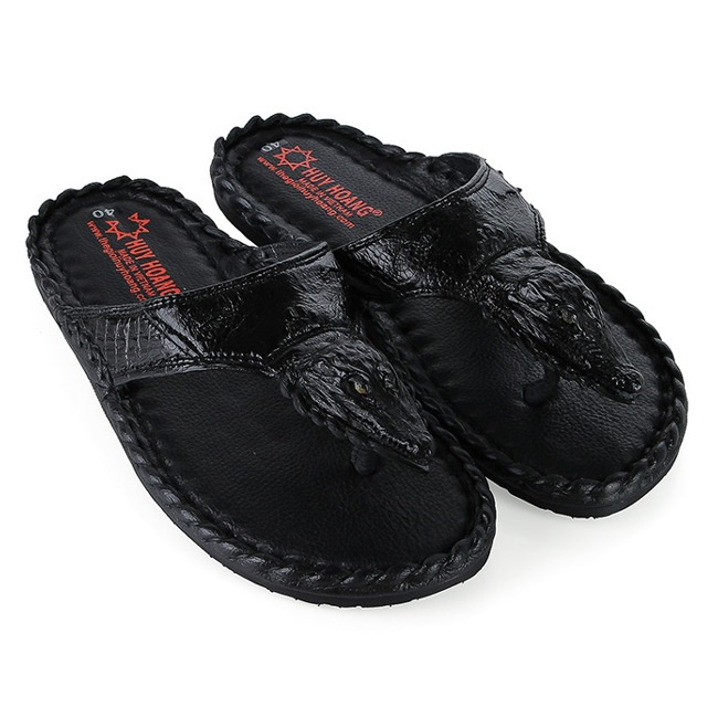 Dép nam Huy Hoàng da cá sấu nhiều loại nhiều màu HP97213-29-33-37