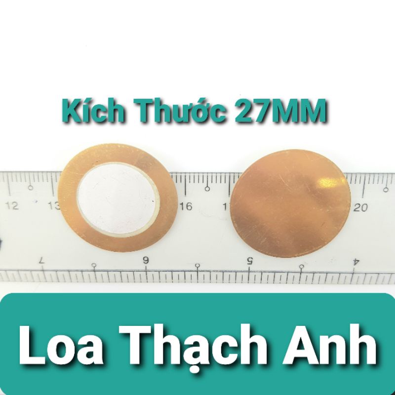 Loa Thạch Anh 27MMLoa Gốm Điện Áp 27MM Sử Dụng Trong Còi Báo Chuông