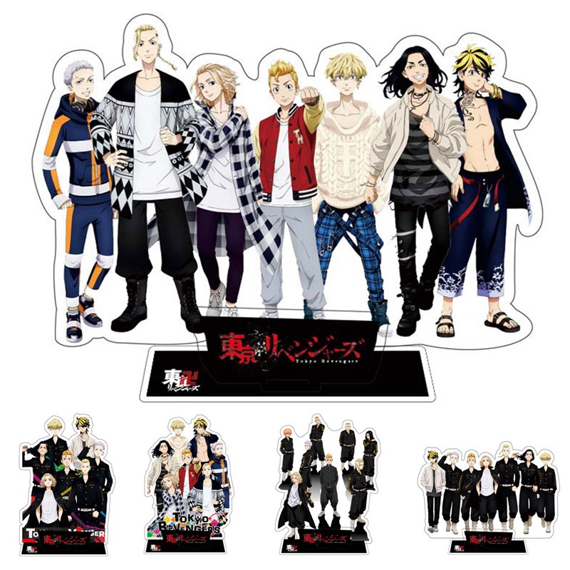 Mô hình acrylic hai mặt hình nhân vật anime Tokyo Revengers dạng đứng