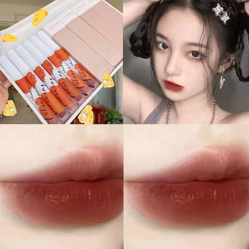 [Hàng mới về] Son kem lì PHOERA dưỡng ẩm chống dính trang điểm thời trang