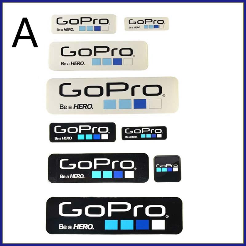Mới GoPro Xe Máy Miếng Dán Hero 4 Chống Thấm Nước LOGO Miếng Dán Camera Mark Sticker