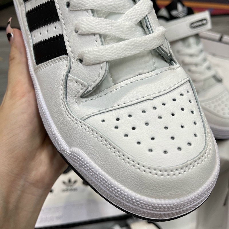 GIÀY A’D!DAS FORUM WHITE BLACK SC