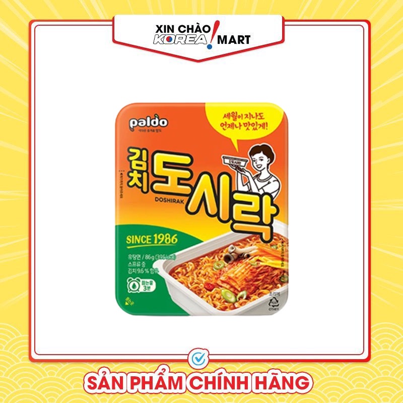 Mì bát paldo Hàn Quốc 86g Xin Chào Korea Mart