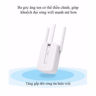 [FREESHIP 50K]_Kích sóng mở rộng wifi mercury 3 angten chính hãng