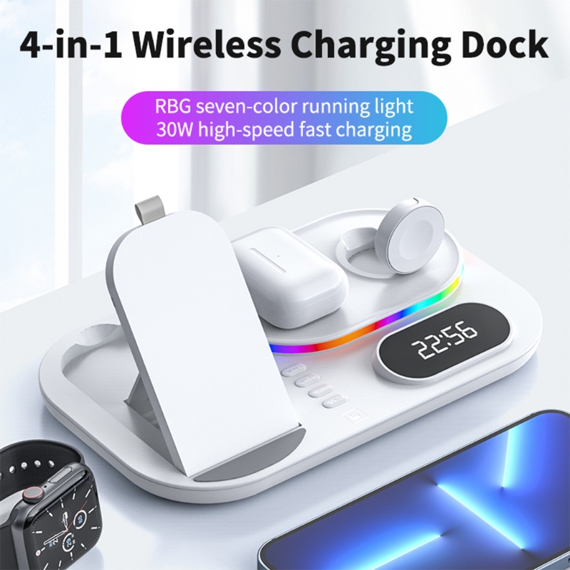Đế sạc không dây đa năng 3 trong 1 thích hợp cho iPhone Airpods