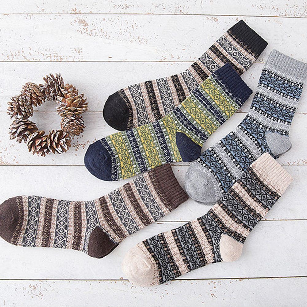 Vớ cổ cao họa tiết thời trang phong cách retro cho nam | BigBuy360 - bigbuy360.vn