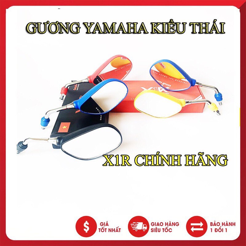 GƯƠNG CHIẾU HẬU THÁI LAN CHO XE YAMAHA CHÍNH HÃNG X1R (GIÁ 1 CẶP TRÁI +PHẢI)