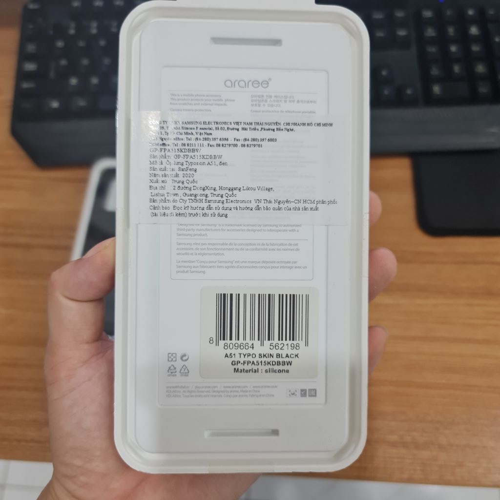 Ốp lưng điện thoại Samsung Galaxy A51 - A71 - TYPO SKIN - Hàng chính hãng nguyên hộp