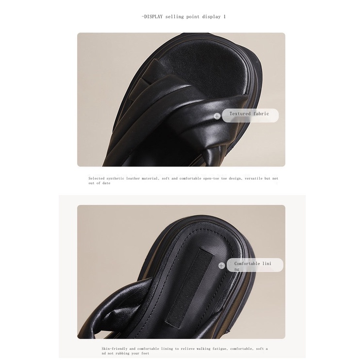 Dép Sandal Đế Dày Thời Trang Mùa Hè 2022 Mới Cho Nữ