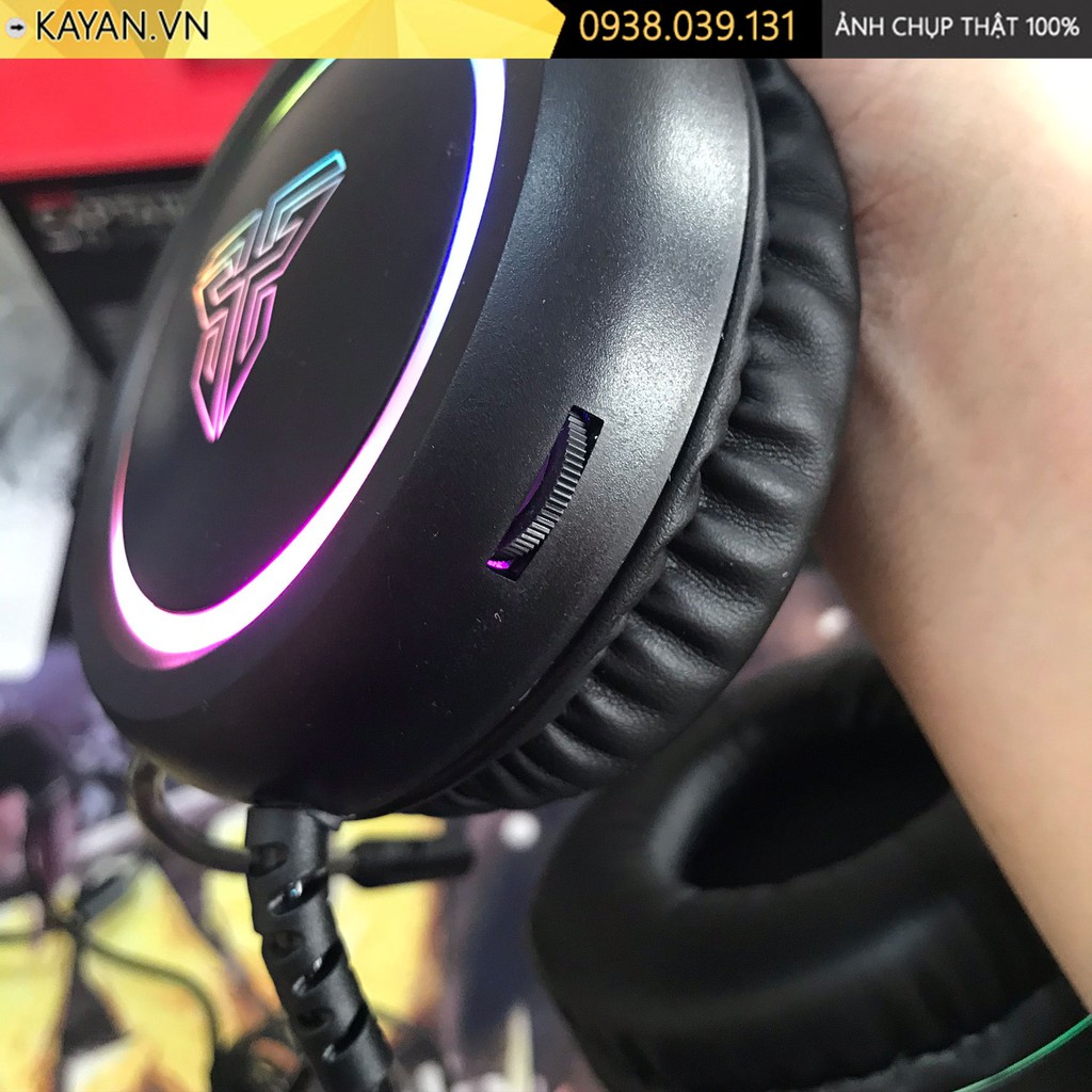 [Mã SKAMPUSHA7 giảm 8% đơn 250k]Tai nghe Gaming FANTECH HG15 có dây âm thanh vòm 7.1 sound ( CAPTAIN 7.1 ) LED RGB