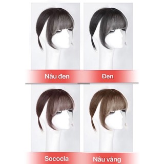 Tóc mái giả 3d❤️FREESHIP❤️ 3d mẫu mới 2 kẹp